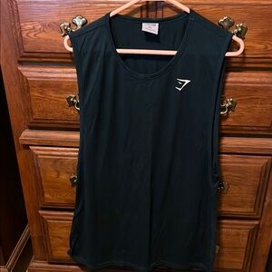 Gymshark Green Sleeveless Muscle Tee